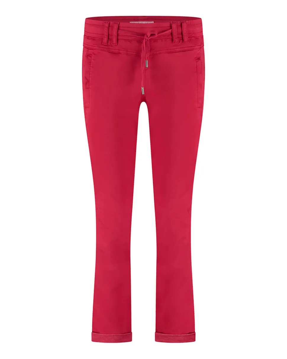 Red Button naisten housut, TESSY JOG COLOUR Punainen