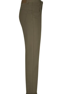 Red Button naisten housut, RELAX JOG COLOUR Armeijanvihreä