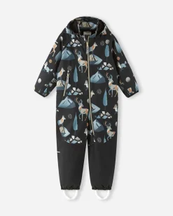 Reima lasten haalari, MJOSA Musta Kuosi