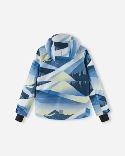 Reima lasten laskettelutakki Tirro, Sininen kuosi