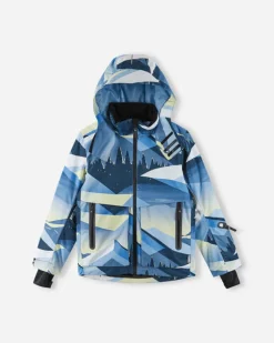 Reima lasten laskettelutakki Tirro, Sininen kuosi