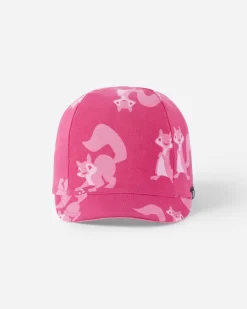 Reima lasten lippalakki, KÄÄNTÖHATTU KILPPARI Punainen Kuosi