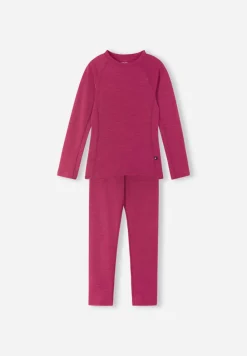 Reima lasten villa-aluskerrasto, KINSEI THERMAL SET Pinkki