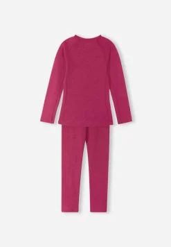 Reima lasten villa-aluskerrasto, KINSEI THERMAL SET Pinkki