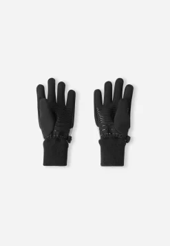 Reimatec lasten softshell hanskat, Heippa Tummanharmaa