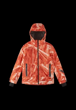 Reimatec lasten takki, TIRRO LASKETTELUTAKKI Oranssi Kuosi