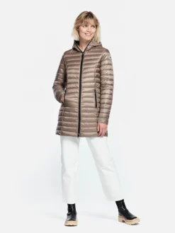 Reset Naisten Kevytuntuvatakki, KYOTO LIGHTDOWN JACKET Hiekka