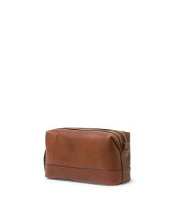 Saddler toilettilaukku Cay Toiletry Bag, keskiruskea
