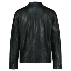 Saki Miesten Nahkatakki K MASON LAMB ECO BUGATTI NAHKATAKKI Musta