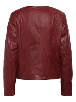 Saki Naisten Paula NAHKATAKKI Viininpunainen