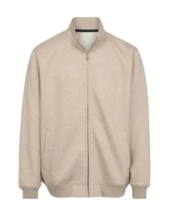 Salt miesten collegepaita K 380201 FULL ZIP, beige