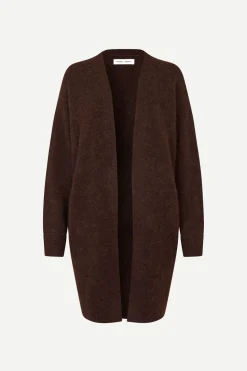 SAMSOE & SAMSOE naisten neuletakki, NOR CARDIGAN 7355 TUMMANRUSKEA
