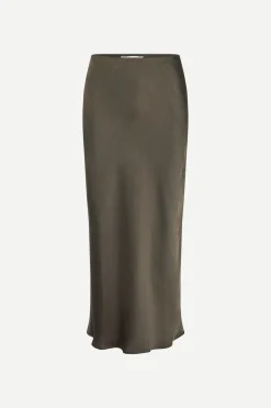 Samsoe and Samsoe Agneta long skirt 12956, ruskea
