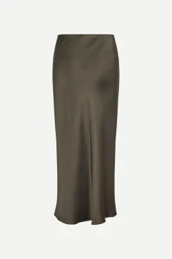 Samsoe and Samsoe Agneta long skirt 12956, ruskea