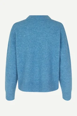 Samsoe and Samsoe Naisten Neule, Anour Vaaleansininen