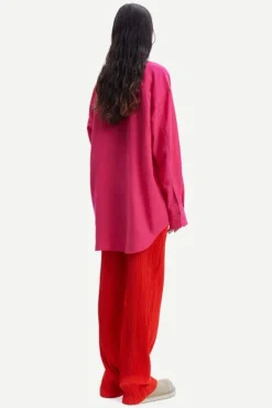 Samsoe and Samsoe Naisten Paitapusero, LUA SHIRT 12663 Pinkki
