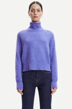 Samsoe and Samsoe Naisten Neule NOLA T-N 7355 Liila