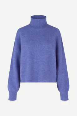 Samsoe and Samsoe Naisten Neule NOLA T-N 7355 Liila