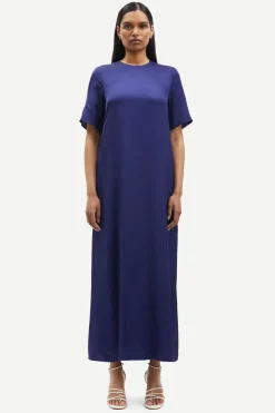 Samsoe and Samsoe naisten mekko, SADENISE LONG DRESS 14905 Sininen