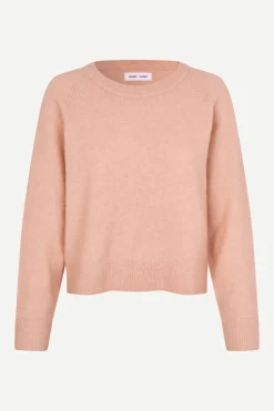 Samsoe and Samsoe, Naisten Neulepaita, Nor O-N Short Vaaleanpunainen