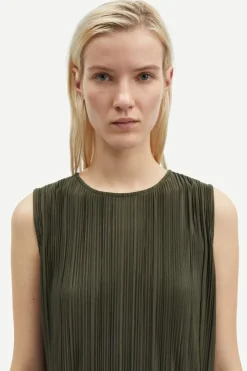 Samsoe and Samsoe Naisten Toppi, SAUMA O-N TOP 10167 Armeijanvihreä