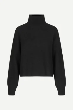 Samsoe and Samsoe Naisten Neule NOLA T-N 7355 Musta