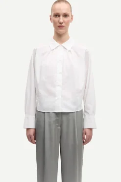 Samsoe and Samsoe naisten paitapusero, SAKYA SHIRT 15756 Valkoinen