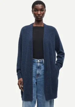 Samsoe and Samsoe Naisten Neuletakki Tummansininen