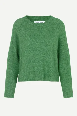 Samsoe and Samsoe, Naisten Neulepaita, Nor O-N Short Ruohonvihreä