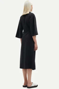 Samsoe and Samsoe Naisten Midimekko, SAHANI DRESS 15151 Musta