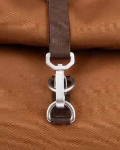 Sandqvist unisex reppu GROUND Rolltop Backpack L, konjakinruskea