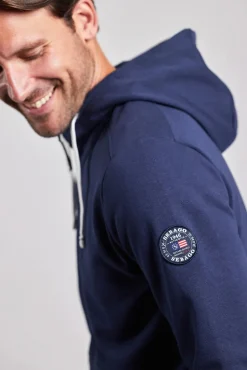 Sebago miesten huppari, AUTHENTIC LOGO HOODIE Tummansininen