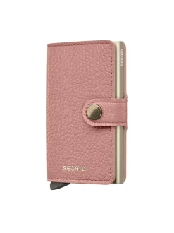 SECRID korttikotelo, MINIWALLET PEBBLE ROSE Vaaleanpunainen