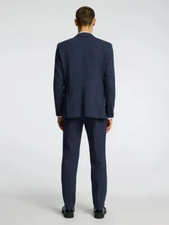 Selected bleiseri, OASIS LINEN Dark Navy