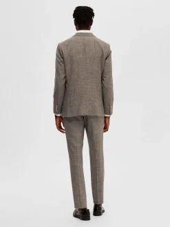 Selected bleiseri, OASIS LINEN Keskiruskea