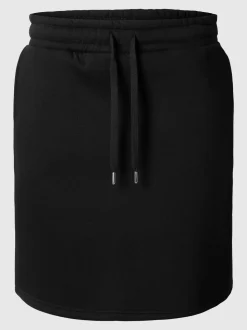 Selected Femme naisten hame, SLFLISA HANKIE MW SHORT SKIRT Musta