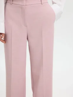 Selected Femme naisten housut AD-SLFRITA MW Wide Pant Mel, vaaleanpunainen