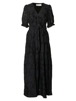 Selected Femme naisten mekko, SLFCATHI-SADIE 3/4 ANKLE DRESS Tummansininen