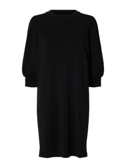 Selected Femme naisten mekko, SLFTENNY SWEAT DRESS Musta