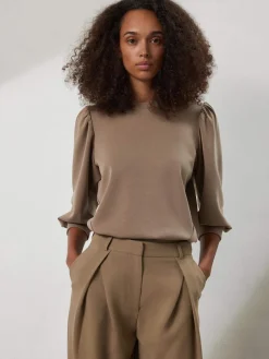 Selected Femme Naisten Pusero, SLFTENNY 3/4 SWEAT TOP NOOS Kitti