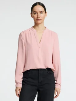 Selected Femme Naisten Pusero, SLFMIVIA LS TOP B Vaaleanpunainen