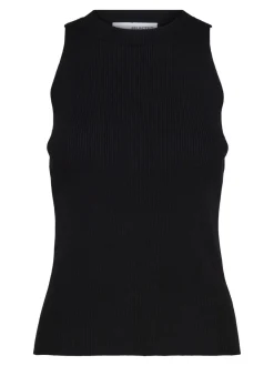 Selected Femme Naisten Toppi, SLFOLINA SL KNIT TOP Musta