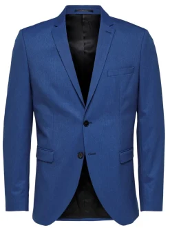 Selected Miesten Bleiseri, Slim Mylo Logan Sininen