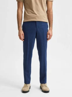 Selected Miesten Housut AD-SLHSLIM-OASIS BLUE TRS B Indigo