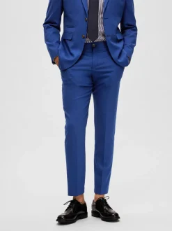 Selected miesten housut SLHSLIM-NEIL TRS, sininen