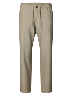 Selected miesten housut SLH196-Straight Robert String Pant, Sand