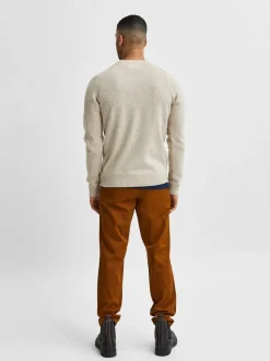 Selected Miesten Neule, Coban Lambs Nos Luonnonvalkoinen