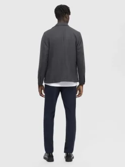 Selected Miesten Paitatakki K SLH ROBERT HYBRID BLZ Harmaa Ruutu