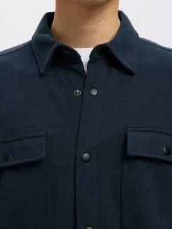 Selected miesten paitatakki SLHJACKIE SWEAT JACKET NOOS, Navy Blazer