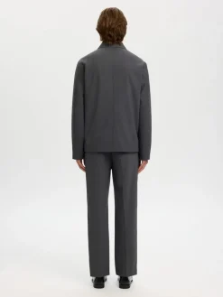 Selected miesten paitatakki SLHRELAX-MAGS HYBRID OVERSHIRT BLAZER EX, Asphalt